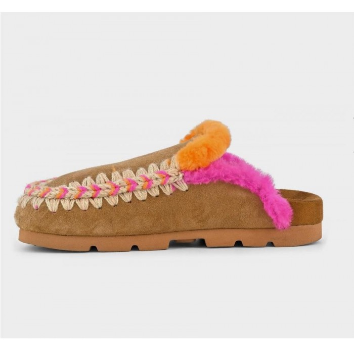 ZUECO CON PELITO ROSA ZUECO CON PELITO ROSA