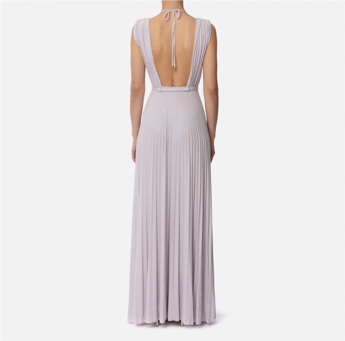 Vestido Red Carpet de punto lúrex con...