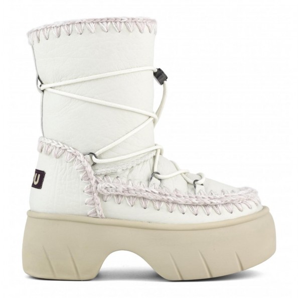 BOTA MOU PLATAFORMA BLANCA