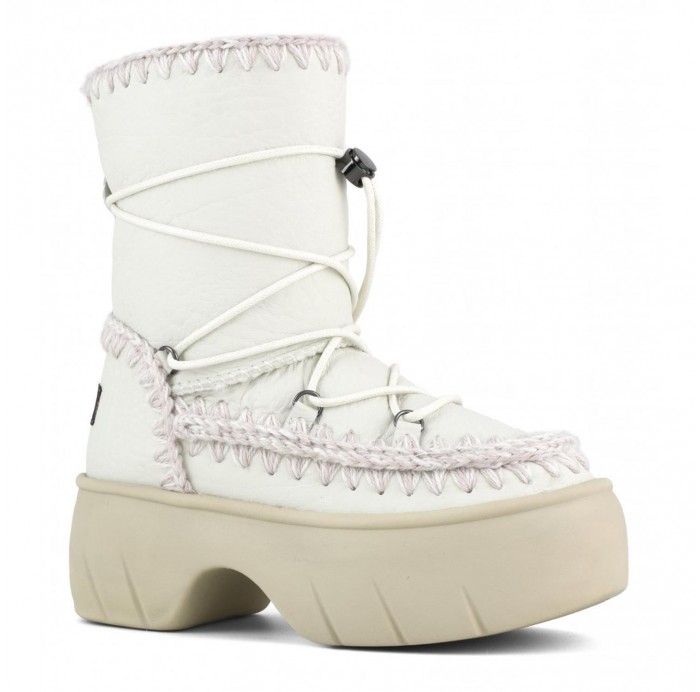 BOTA MOU PLATAFORMA BLANCA BOTA MOU PLATAFORMA BLANCA