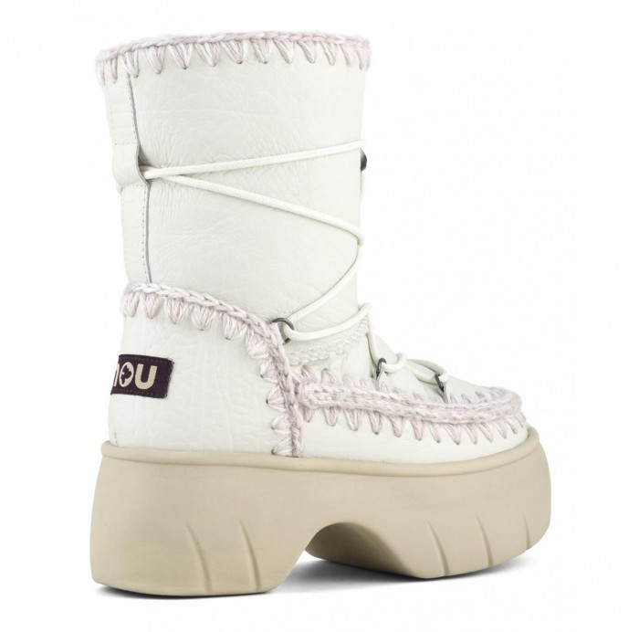 BOTA MOU PLATAFORMA BLANCA BOTA MOU PLATAFORMA BLANCA