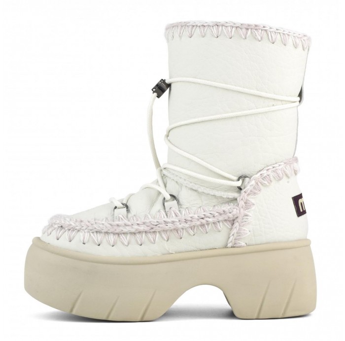BOTA MOU PLATAFORMA BLANCA BOTA MOU PLATAFORMA BLANCA