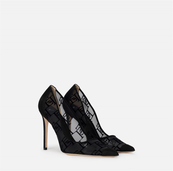 Zapatos de salón de ante y... 2